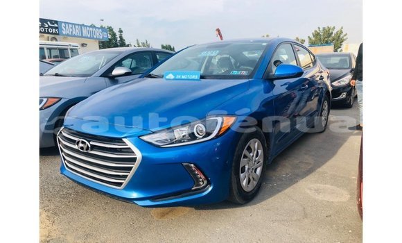 Buy Import Hyundai Elantra Blue Car in Import - Dubai in Marquesas