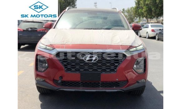 Buy Import Hyundai Santa Fe Red Car in Import - Dubai in Marquesas