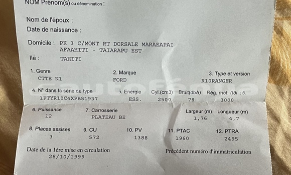 Acheter Occasion Voiture Ford Ranger Gris à Faaa, Tahiti Acheter Occasion Voiture Ford Ranger Gris à Faaa, Tahiti